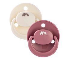 Bebeconfort Šidítko silikonové symetrické Eco 2ks 6m+ Sand/Terra / od 6 měsíců