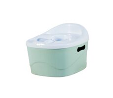 DiaperChamp Nočník 3v1 PottyChamp Light Green / Nosnost WC sedátka: 23kg / Nosnost stoličky: 46kg