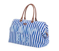 Childhome Přebalovací taška Mommy Bag Canvas Electric Blue / Rozměry: 55 x 30 x 40 cm / Nosnost: 5 kg