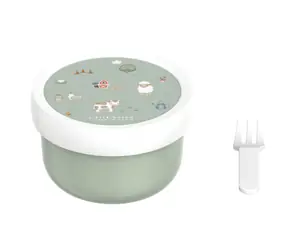 Little Dutch Box na ovoce s vidličkou Farma / Objem: 300 ml