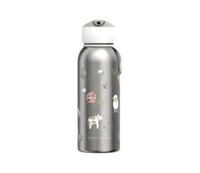 Little Dutch Termoláhev 350 ml Farma / Objem: 350 ml / Rozměry: 20.2 x 6.5 x 7 cm / Hmotnost: 310 g