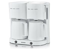 Severin KA 9314 bílá / Kávovar na překapávanou kávu / 1000W / 1.0l  