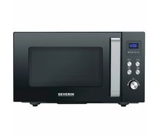 Severin MW 7763 černá / Mikrovlnná trouba / 1000W / 25l / gril / 9 programů