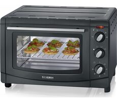 Severin TO 2067 černá / Mini trouba / 1500W / 20l