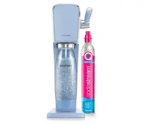 SodaStream Art modrá / výrobník sody / bez BPA / 1x láhev 1 L / 1x CO2 plyn