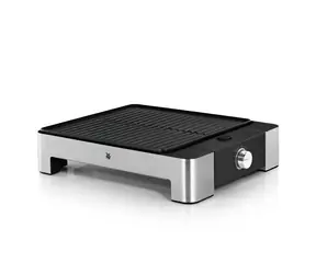 WMF Lono 04.1519.0011 stříbrná / Stolní gril / 1250W / plocha 27 x 27 cm