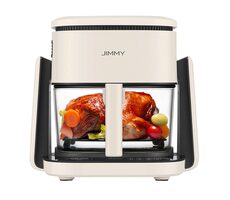 JIMMY AF3 bílá / Horkovzdušná fritéza s pánví / 1100W / 4l + 1l