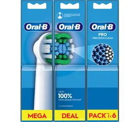 Oral-B EB20-6 Precision Clean / Náhradní hlavice / 6ks 