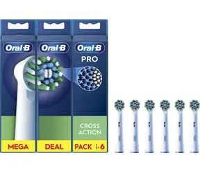 Oral-B E50RX Cross Action / Náhradní hlavice / 6ks