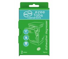 EzeeTabs Eco tablety pro odmaštění myčky nádobí 2ks / vegan / 35 g