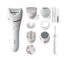 Philips BRE740/90 / epilátor + holicí strojek + pedikúra / 2 rychlosti / provoz až 40 min / bílá