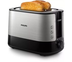 Philips Viva Collection HD2635/90 stříbrná / Topinkovač / 950 W / aut. vypnutí