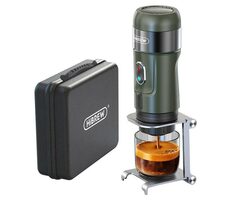 HiBREW H4B_GN černá / Přenosný kávovar na kapsle 3v1 / Nespresso & Dolce Gusto / 2200 mAh