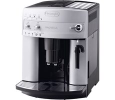 Zánovní - DeLonghi Magnifica ESAM 3200.S stříbrná / automatický kávovar / 1450 W / 15 bar / 1.8 l / zásobník 200 g  / zánovní