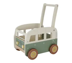 Little Dutch Chodítko karavan dřevěné Vintage / Rozměry 58 x 34 x 20 cm / od 12 měsíců