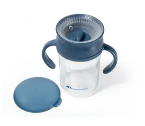 Bebeconfort Hrnek trénovací 360° 280ml 6m+ Blue / od 6 měsíců