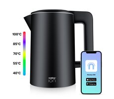 Niceboy ION SmartKettle černá / Rychlovarná konvice / 1.7 l / 2200W / teplota 40-100°C