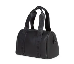 Childhome Přebalovací taška Mommy Club Signature Vegan Leather Black