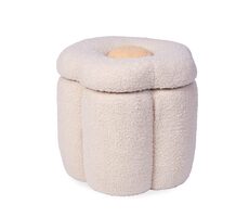 Childhome Box na hračky 2v1 Květina Off White