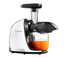 AMZCHEF 1501-WT bílá / Pomalý odšťavňovač / 150W / 90 až 110 RPM 