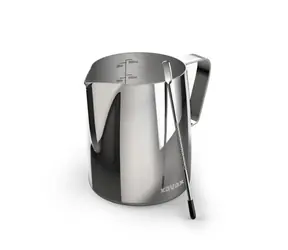 Xavax Barista konvička na přípravu mléčné pěny stříbrná / s perem pro Latte Art / 600ml / nerez