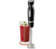 SENCOR SHB 4359BK-EUE3 černo-šedá / Tyčový mixér / 800 W / 2 rychlosti / nádoba 700 ml