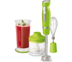 SENCOR SHB 4461GR-EUE3 zelená / Tyčový mixér / 1000 W / nádoba 700 ml / sekáček 500ml / šlehací metla