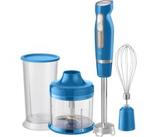 SENCOR SHB 4462BL-EUE3 modrá / Tyčový mixér / 1000 W / nádoba 700 ml / sekáček 500ml / šlehací metla