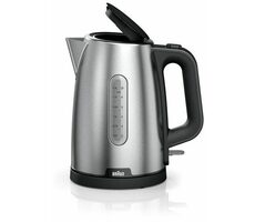 Braun WK 1500 stříbrná / Rychlovarná konvice / 2200 W / 1.7 l 