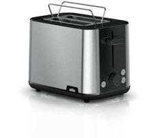 Braun PurShine HT1510.BK černá / Topinkovač / 900 W / 2 topinky / regulace opékání / aut. vypnutí