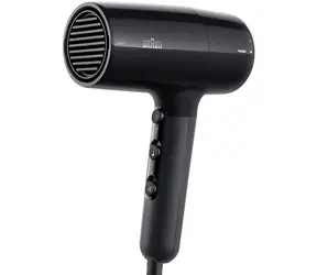 Braun HD 2.2 černá / Fén na vlasy / 2200 W / 2 rychlosti / 3 teploty / 1.95 m