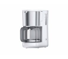 Braun KF 1500 WH PurShine / Kávovar na překapávanou kávu / 1000 W / 10 šálků 