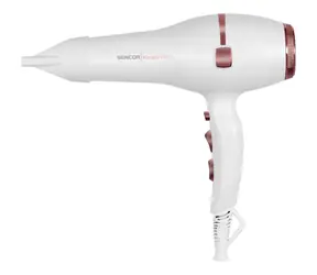 SENCOR SHD 8200GD bílá / Fén na vlasy / 2400 W / 2 rychlosti / 3 teploty / 3m
