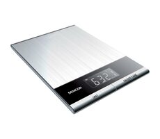 SENCOR SKS 5305 stříbrná / digitální kuchyňská váha / max. 5 kg / funkce TARE / nerez povrch