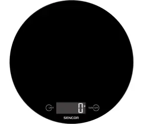 SENCOR SKS 5330 černá / digitální kuchyňská váha / max. 5 kg / funkce TARE / tvrzené sklo