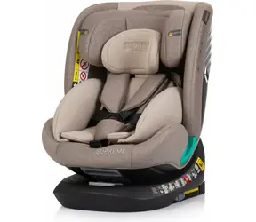 CHIPOLINO Supreme i-Size 40-150cm Isofix 360 Macadamia / autosedačka / (0-36 kg | 40 - 150 cm)
