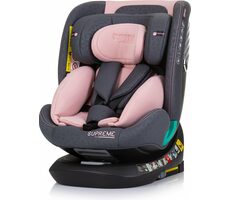 CHIPOLINO Supreme i-Size 40-150cm Isofix 360 Flamingo / autosedačka / (0-36 kg | 40 - 150 cm)