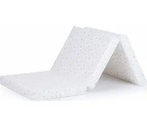 CHIPOLINO Skládací matrace 120x60 cm White powder stars