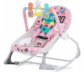 CHIPOLINO Kojenecké lehátko vibrující 2v1 Baby Spa Pink