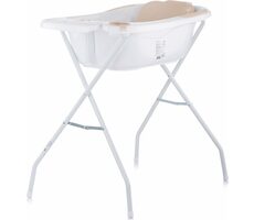 CHIPOLINO Vanička s podložkou a stojanem Vela 87cm Mocca