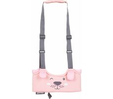 CHIPOLINO Vycházkový postroj pro děti 1st Steps Rose lněný vzor