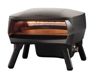 Witt Etna Rotante Piccolo černá / pec na pizzu / rotační kámen / 500°C / na plyn / pizza do 33cm