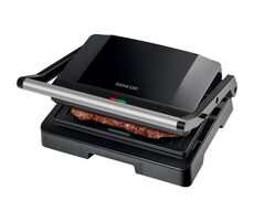 SENCOR SBG 2070SS černá / Kontaktní gril / 1000 W / Regulace teploty