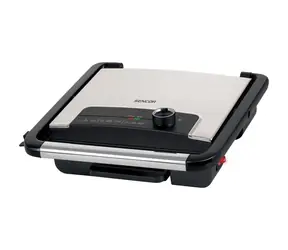 SENCOR SBG 3710SS stříbrná / Kontaktní gril / 2000 W / Regulace teploty