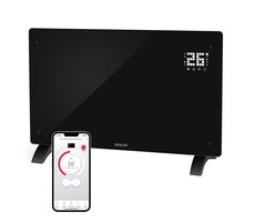SENCOR SCF 4241BK černá / Teplovzdušný konvektor / 2000 W / Wi-Fi & BT / Časovač