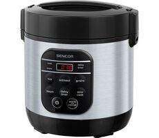 SENCOR SRM 0650SS stříbrná / Rýžovar / 350W / 0.6L 