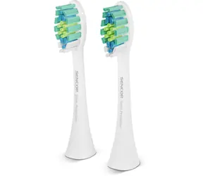 SENCOR SOX 015 Náhradní Premium hlavice pro kartáček bílá (2ks) / pro SENCOR SOC 1x/2x/3x
