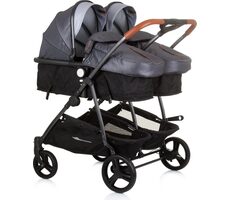 CHIPOLINO Kočárek pro dvojčata/nestejně staré děti - kombinovaný Duo Smart / děti s hmotností do 15 kg