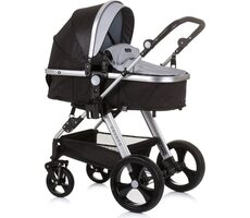 CHIPOLINO Kočárek kombinovaný HAVANA 2v1 Obsidian Silver / děti s hmotností do 22 kg