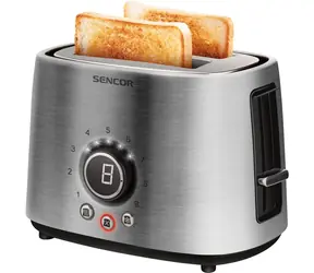 SENCOR STS 5050SS stříbrná / Topinkovač / 1000 W / 2 sloty 